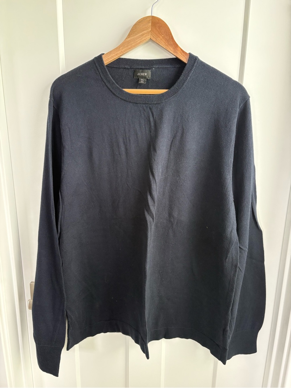 J. Crew Men's Crewneck Sweater - Dark Navy XL
